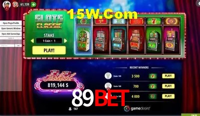 Provedores de Jogos 89Bet